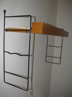 Swedish Illuminated Shelf by Kajsa & Nils Strinning for String, 1960s-SZW-864668