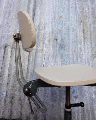 Swedish Industrial Architect Work Desk Chair by John Odelberg & Anders Olsen, 1940s-EA-1451546