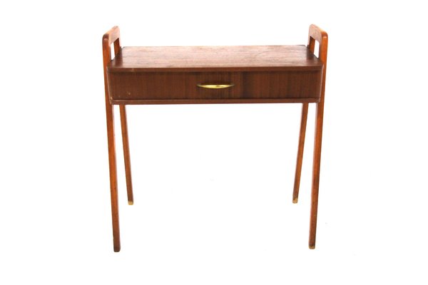 Swedish Mahogany Bedside Table, 1950-GEK-1743015