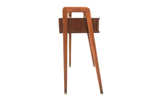 Swedish Mahogany Bedside Table, 1950-GEK-1743015