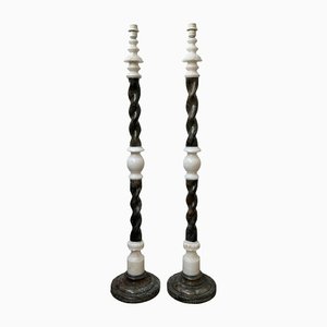 Swedish Mid-Century Marble Floor Lamps , Set of 2-JRP-1318565