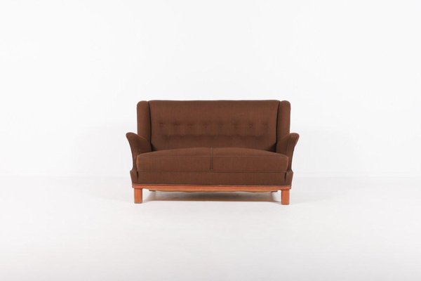 Swedish Mid-Century Modern 2-Seater Sofa, 1950s-KMC-955689