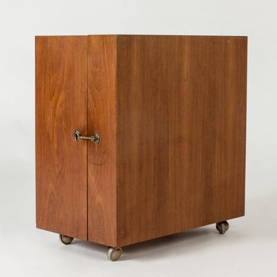 Swedish Midcentury Teak Bar Cabinet, 1950s-NL-1718959