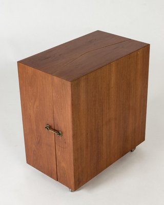 Swedish Midcentury Teak Bar Cabinet, 1950s-NL-1718959