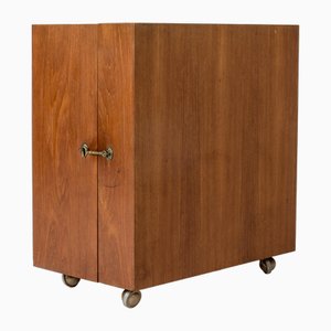 Swedish Midcentury Teak Bar Cabinet, 1950s-NL-1718959