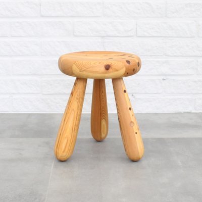 Swedish Milking Stool in Pine and Teak by Andreas Zätterqvist, 2010s-LIV-1787974