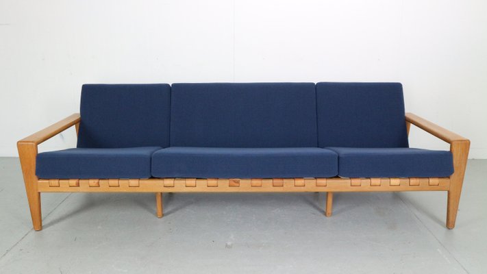 Swedish Model Bodö Oak 3.5 Seater Sofa by Svante Skogh for Säffle Furniture, 1950s-DT-2026197