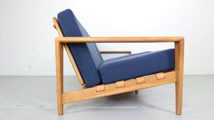 Swedish Model Bodö Oak 3.5 Seater Sofa by Svante Skogh for Säffle Furniture, 1950s-DT-2026197