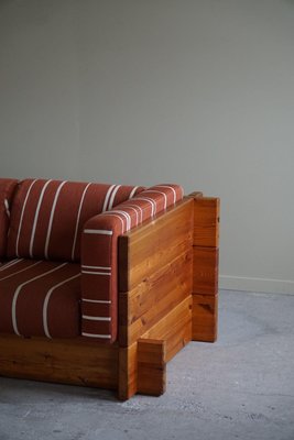 Swedish Modern 3-Seater Sofa in Upholstered Pine from Stockaryd Stolefabrik, 1970s-MXF-1754197