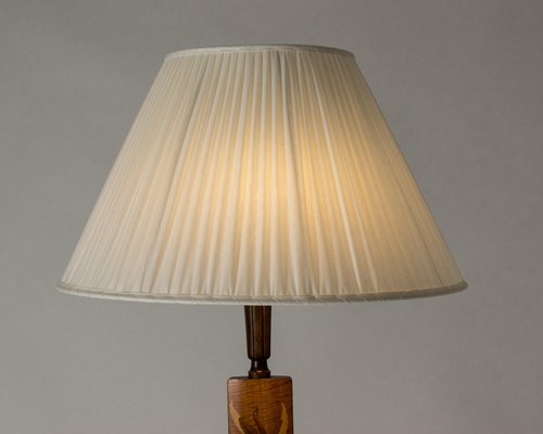 Swedish Modern Floor Lamp from Mjölby Intarsia, 1930s-NL-1703007