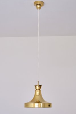 Swedish Modern Pendant Light in Brass by Fagerhults Belysning, 1960s-FMT-1337905