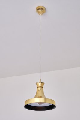 Swedish Modern Pendant Light in Brass by Fagerhults Belysning, 1960s-FMT-1337905