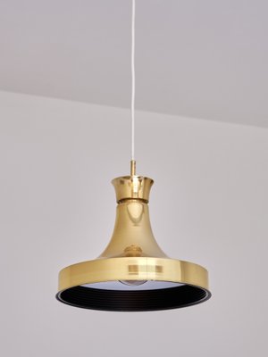 Swedish Modern Pendant Light in Brass by Fagerhults Belysning, 1960s-FMT-1337905