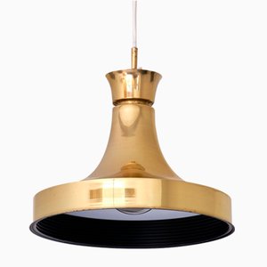 Swedish Modern Pendant Light in Brass by Fagerhults Belysning, 1960s-FMT-1337905