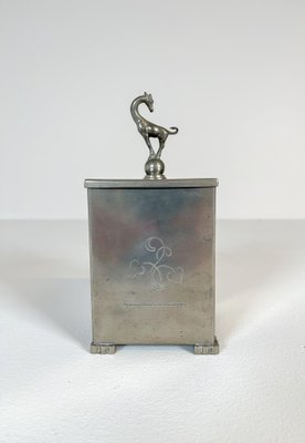 Swedish Modern Pewter Jar from C-G Hallberg, 1931, Sweden-UYK-1151604