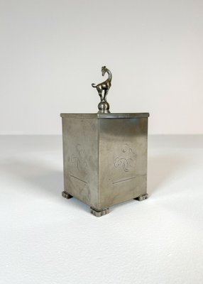 Swedish Modern Pewter Jar from C-G Hallberg, 1931, Sweden-UYK-1151604