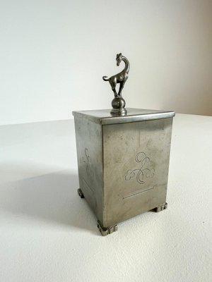 Swedish Modern Pewter Jar from C-G Hallberg, 1931, Sweden-UYK-1151604