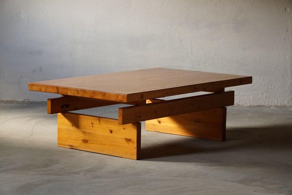 Swedish Modern Pine Coffee Table by Christer Larsson for Sven Larsson Möbelshop, 1960s-MXF-1385928