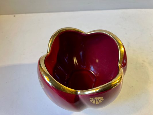 Swedish Modern Red Ruby Vase by Arthur Percy for Upsala Ekeby, 1950s-LCR-1251970