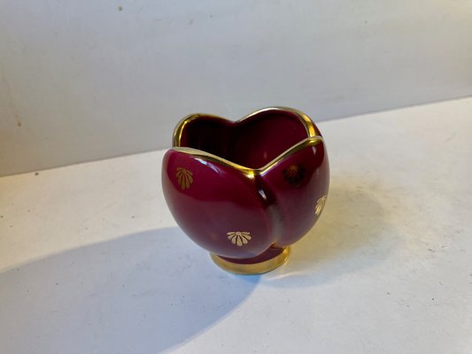 Swedish Modern Red Ruby Vase by Arthur Percy for Upsala Ekeby, 1950s-LCR-1251970