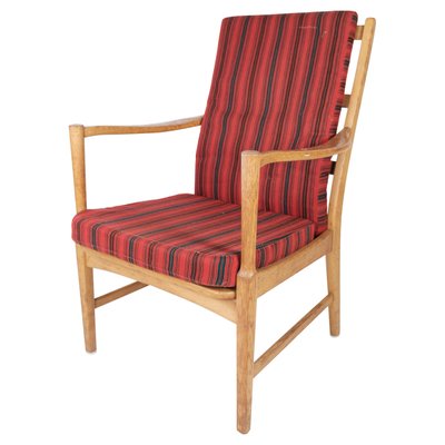 Swedish Oak Armchair from Bjärnums Furniture, 1960s-UY-999227