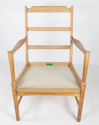 Swedish Oak Armchair from Bjärnums Furniture, 1960s-UY-999227