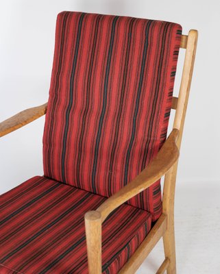 Swedish Oak Armchair from Bjärnums Furniture, 1960s-UY-999227