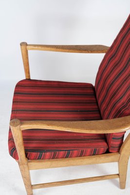 Swedish Oak Armchair from Bjärnums Furniture, 1960s-UY-999227