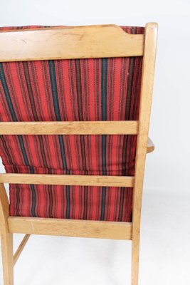 Swedish Oak Armchair from Bjärnums Furniture, 1960s-UY-999227