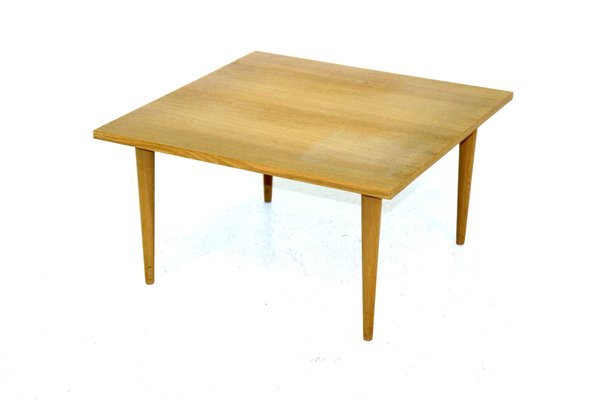 Swedish Oak Coffee Table, 1960s-GEK-1118624