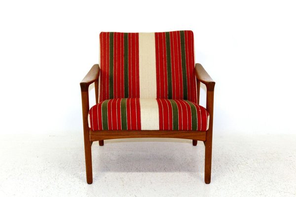 Swedish Oak Lounge Chair, 1960s-GEK-840823