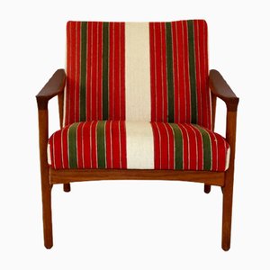 Swedish Oak Lounge Chair, 1960s-GEK-840823