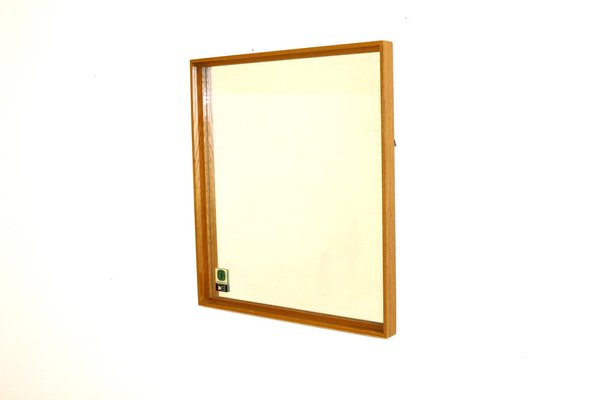 Swedish Oak Mirror from Fröseke, 1960-GEK-949947