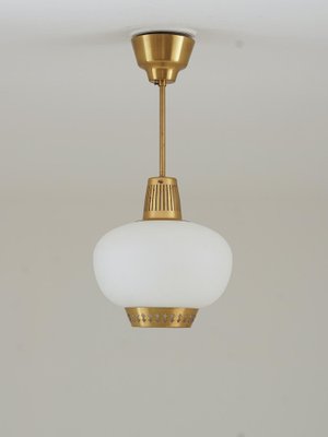 Swedish Pendants in Brass by Hans Bergström for Ateljé Lyktan, 1950s, Set of 2-FM-1767114