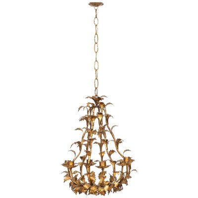 Swedish Pewter Chandelier, 1950s-SC-743758