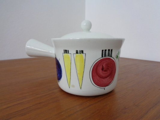 Swedish Picknick Pot & Cannikin by Marianne Westmann for Rörstrand, Set of 2, 1950s-RDW-1056273