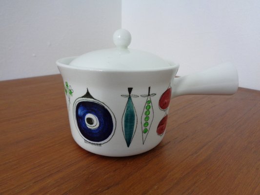 Swedish Picknick Pot & Cannikin by Marianne Westmann for Rörstrand, Set of 2, 1950s-RDW-1056273