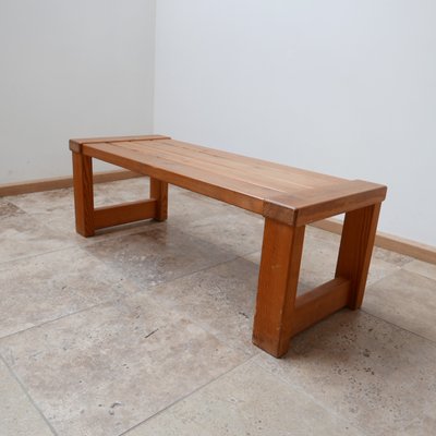 Swedish Pine Bench from Glasmäster, 1960s-JRP-844605