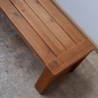 Swedish Pine Bench from Glasmäster, 1960s-JRP-844605