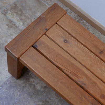 Swedish Pine Bench from Glasmäster, 1960s-JRP-844605