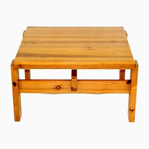 Swedish Pine Coffee Table, 1970s-GEK-1118632