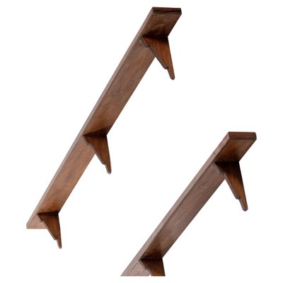 Swedish Pine Wall Shelf, 1930s-QU-1717447