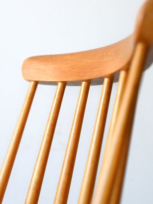 Swedish Pinnstol Chair in Teak and Beech, 1960s-QWP-2035523