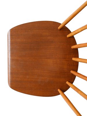 Swedish Pinnstol Chair in Teak and Beech, 1960s-QWP-2035523