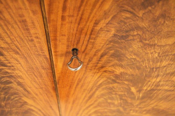 Swedish Pyramid Mahogany Bar Cabinet by Förenade Möbler Linköping, 1940s-UDU-1807133