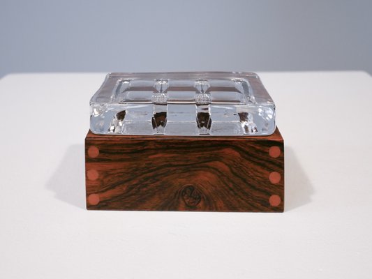 Swedish Rosewood Jewelry Box by Hellsten Lars for Skruf, 1960s-OGU-667360