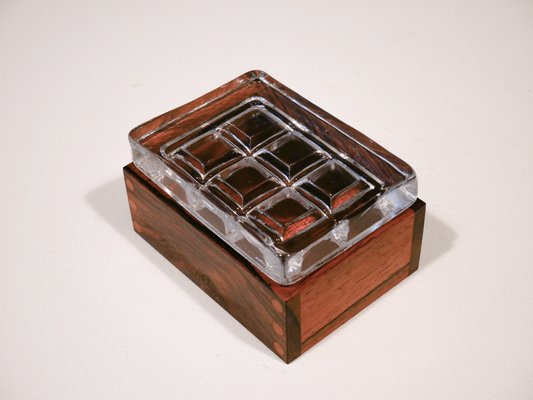 Swedish Rosewood Jewelry Box by Hellsten Lars for Skruf, 1960s-OGU-667360