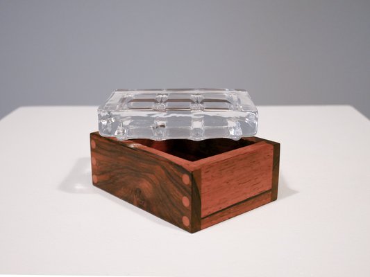 Swedish Rosewood Jewelry Box by Hellsten Lars for Skruf, 1960s-OGU-667360