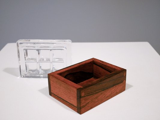 Swedish Rosewood Jewelry Box by Hellsten Lars for Skruf, 1960s-OGU-667360