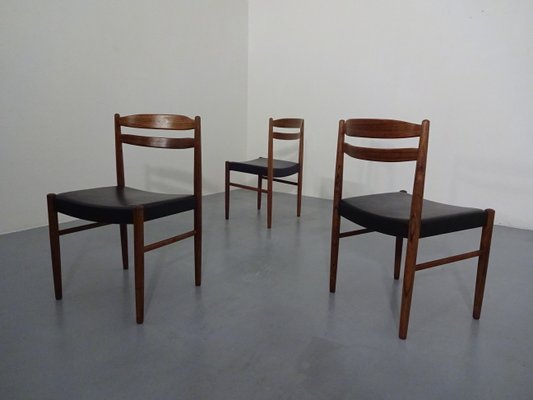 Swedish Rosewood Side Chairs by Carl Ekström for Albin Johansson & Söner, 1960s, Set of 3-RDW-561623